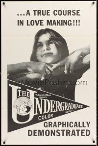 2z809 UNDERGRADUATE 1sh '72 love making written by & starring Ed Wood!
