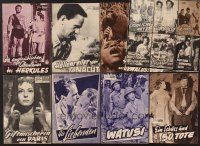 3a026 LOT OF 14 NEUES FILMPROGRAMM AUSTRIAN PROGRAMS '51-'60 Hercules, Who Was That Lady & more!