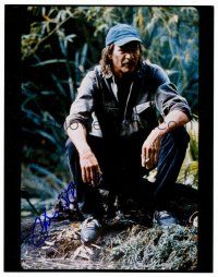 3a312 CHRIS COOPER signed color 8x10.25 REPRO still '03 close up of the star from Adaptation!