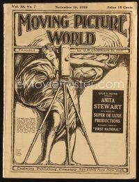 3a092 MOVING PICTURE WORLD exhibitor magazine November 16, 1918 The Romance of Tarzan!