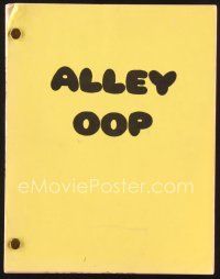 3a152 ALLEY OOP revised first draft script Jan 18, 1980, unproduced screenplay by Patchett & Tarses