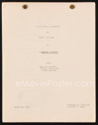3a195 WESTERN COURAGE continuity & dialogue script March 22, 1950, screenplay by Joseph O'Donnell!
