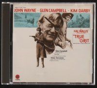 3a401 TRUE GRIT soundtrack CD '95 original score by Elmer Bernstein, Glen Campbell & Al de Roy!