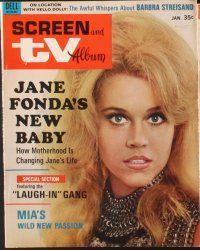 3a040 LOT OF 26 SCREEN & TV ALBUM MAGAZINES '65-72 Liz Taylor, Ann-Margret, Jackie O & more!