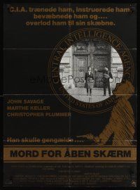 3b536 AMATEUR Danish '95 John Savage, Christopher Plummer, professional assassins!