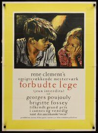 3b568 FORBIDDEN GAMES Danish '53 Rene Clement's Jeux Interdits, Georges Poujouly, Fossey!