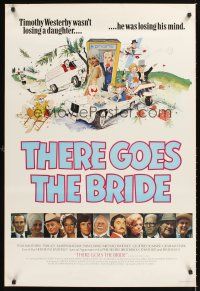 3b225 THERE GOES THE BRIDE English 1sh '80 Tom Smothers, Twiggy, Martin Balsam, Sylvia Sims!