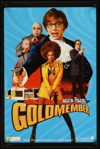 3b230 GOLDMEMBER English double crown '02 Mike Meyers as Austin Powers, Michael Caine, Beyonce!