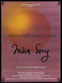 3b702 INDIA SONG French 23x32 '75 Marguerite Duras romantic fantasy musical!