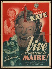 3b703 INSPECTOR GENERAL French 23x32 '50 Danny Kaye & luscious little lovely Barbara Bates!