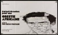 3b718 NOTES TOWARDS AN AFRICAN ORESTES French 23x32 '70 Pier Paolo Pasolini, cool art!