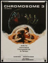 3b743 BROOD French 15x21 '79 David Cronenberg, Oliver Reed, Samantha Eggar, art of monster!