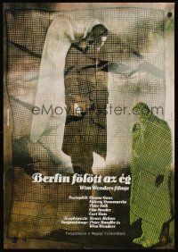 3b102 WINGS OF DESIRE Hungarian '87 Wim Wenders German afterlife fantasy, Bruno Ganz, Peter Falk!