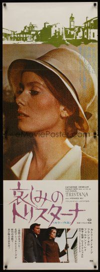 3b252 TRISTANA Japanese 2p '70 Luis Bunuel, great different profile image of Catherine Deneuve!