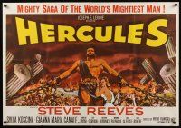3b133 HERCULES Lebanese '59 great artwork of the world's mightiest man Steve Reeves!