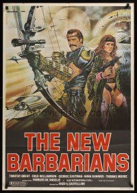 3b140 NEW BARBARIANS Lebanese '82 I Nuovi barbari, wacky artwork with Fred Williamson!