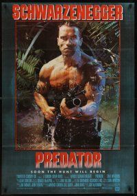 3b093 PREDATOR Pakistani '87 Arnold Schwarzenegger sci-fi, soon the hunt will begin!