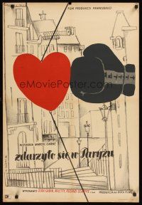 3b429 AIR OF PARIS Polish 23x33 '56 Carne's L'air de Paris, Gorka art of heart punching bag!