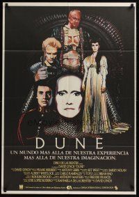 3b142 DUNE Spanish '84 David Lynch sci-fi epic, Kyle MacLachlan, Sting, Sian Phillips!