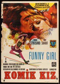 3b111 FUNNY GIRL Turkish '69 Barbra Streisand, Omar Sharif, directed by William Wyler!