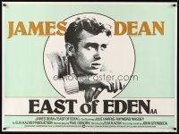 3c038 EAST OF EDEN British quad R76 first James Dean, John Steinbeck, directed by Elia Kazan!