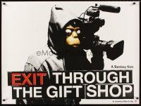 3c042 EXIT THROUGH THE GIFT SHOP teaser DS British quad '10 Banksy, bizarre image!