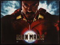 3c069 IRON MAN 2 teaser DS British quad '10 Marvel, directed by Jon Favreau, Robert Downey Jr!