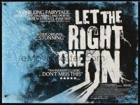 3c078 LET THE RIGHT ONE IN DS British quad '08 Alfredson's Lat den ratte komma in, Kare Hedebrant!
