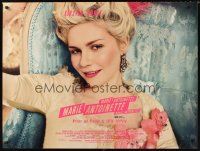 3c087 MARIE ANTOINETTE DS British quad '06 pretty Kirsten Dunst in title role!