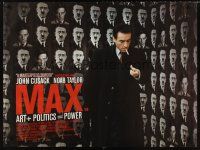 3c089 MAX DS British quad '02 wild image of John Cusack surrounded by Hitler potrtraits!