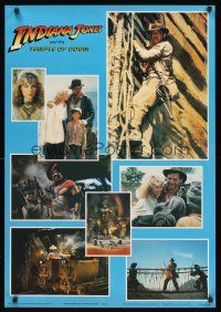 3c418 INDIANA JONES & THE TEMPLE OF DOOM English commercial poster '84 Ford, Kate Capshaw & Quan!