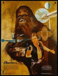 3c473 STAR WARS Coca-Cola Japan tie-in special 18x24 poster '77 Ford & Chewy by Del Nichols, 2 of 4