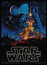 3c420 STAR WARS commercial poster '77 George Lucas classic, art by Greg & Tim Hildebrandt!