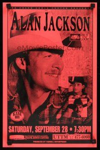 3c285 ALAN JACKSON concert poster '90s in concert + Wade Hayes & Emilio, country music!