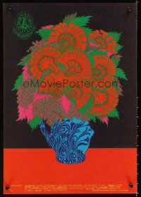 3c286 BLUE CHEER LEE MICHAELS NORTH AMERICAN IBIS concert poster '67 Genesis, Moscoso flower art!