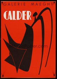 3c242 GALERIE MAEGHT CALDER French art exhibition poster '60s abstract art by Alexander Calder!