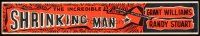 3c427 INCREDIBLE SHRINKING MAN paper banner '57 Jack Arnold classic, Grant Williams, Randy Stuart!