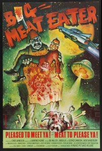 3c493 BIG MEAT EATER special 20x30 '82 Humphreys art from wacky Canadian sci-fi!