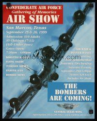 3c311 CONFEDERATE AIR FORCE AIR SHOW special 12x15 '99 The Bombers ARE COMING!