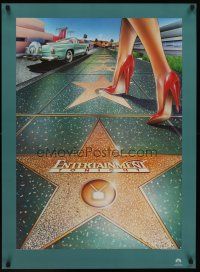 3c368 ENTERTAINMENT TONIGHT special 27x37 TV poster '86 Salvati art of Hollywood Walk of Fame!