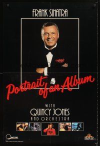 3c526 FRANK SINATRA PORTRAIT OF AN ALBUM video special 24x36 '86 w/Quincy Jones!