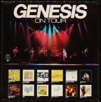 3c377 GENESIS ON TOUR special 30x31 '86 Peter Gabriel, Phil Collins, cool concert image!