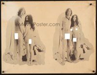 3c322 JOHN LENNON/YOKO ONO special 17x22 '70s completely nude front and back images of couple!