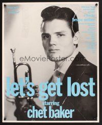3c454 LET'S GET LOST special 17x22 '88 Bruce Weber, great image of Chet Baker with trumpet!