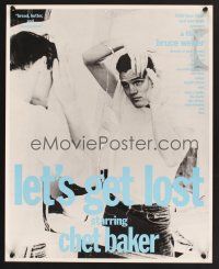 3c452 LET'S GET LOST special 17x22 '88 Bruce Weber, great image of Chet Baker in mirror!