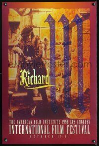 3c552 RICHARD III special poster R96 restored version of long lost silent early Shakespeare!