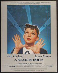 3c504 STAR IS BORN special 22x28 R83 great close up art of Judy Garland by Amsel, classic!