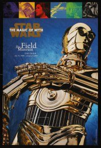 3c363 STAR WARS: THE MAGIC OF MYTH special 24x36 '00 Chicago Field Museum exhibition!
