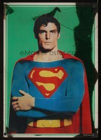 3c554 SUPERMAN 3 commercial special foil 21x30s '78 Christopher Reeve, Margot Kidder, Hackman!