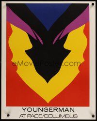3c351 YOUNGERMAN AT PACE/COLUMBUS exhibition special 23x29 '70s Jack Youngerman art!